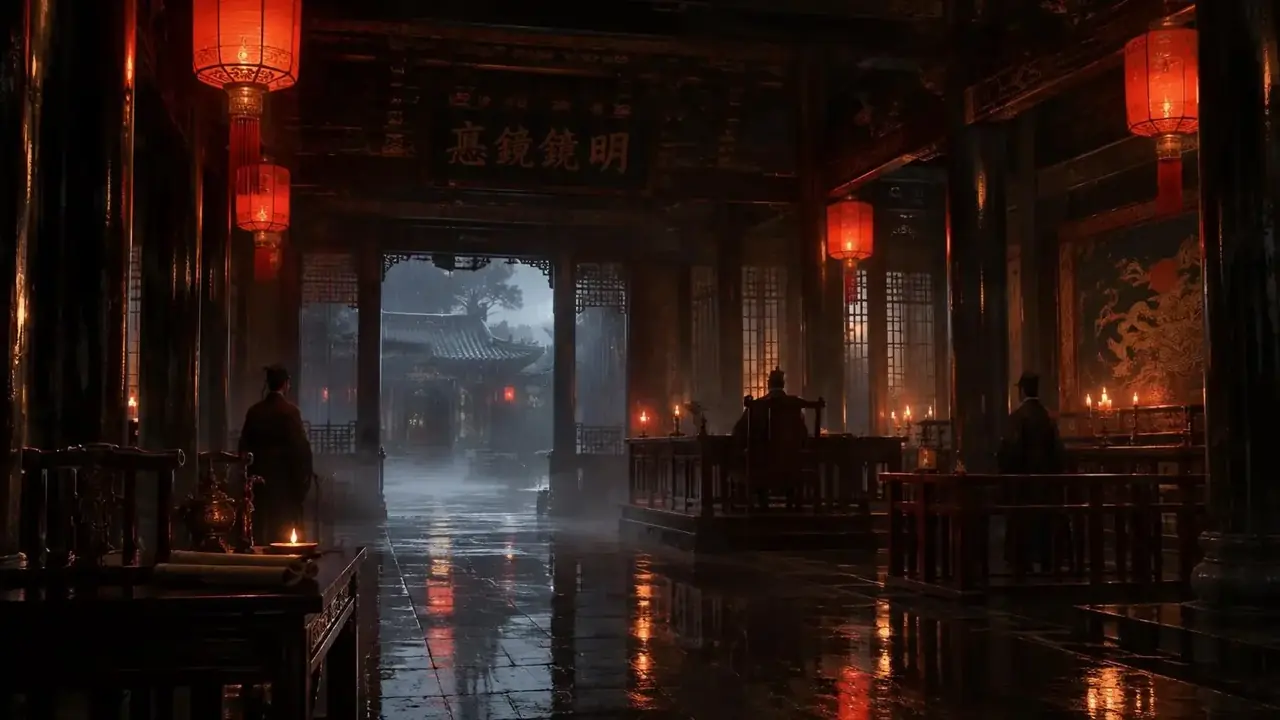 惊堂木·雨夜疑案 古代探案短剧 惊堂木·雨夜疑案 剧照背景