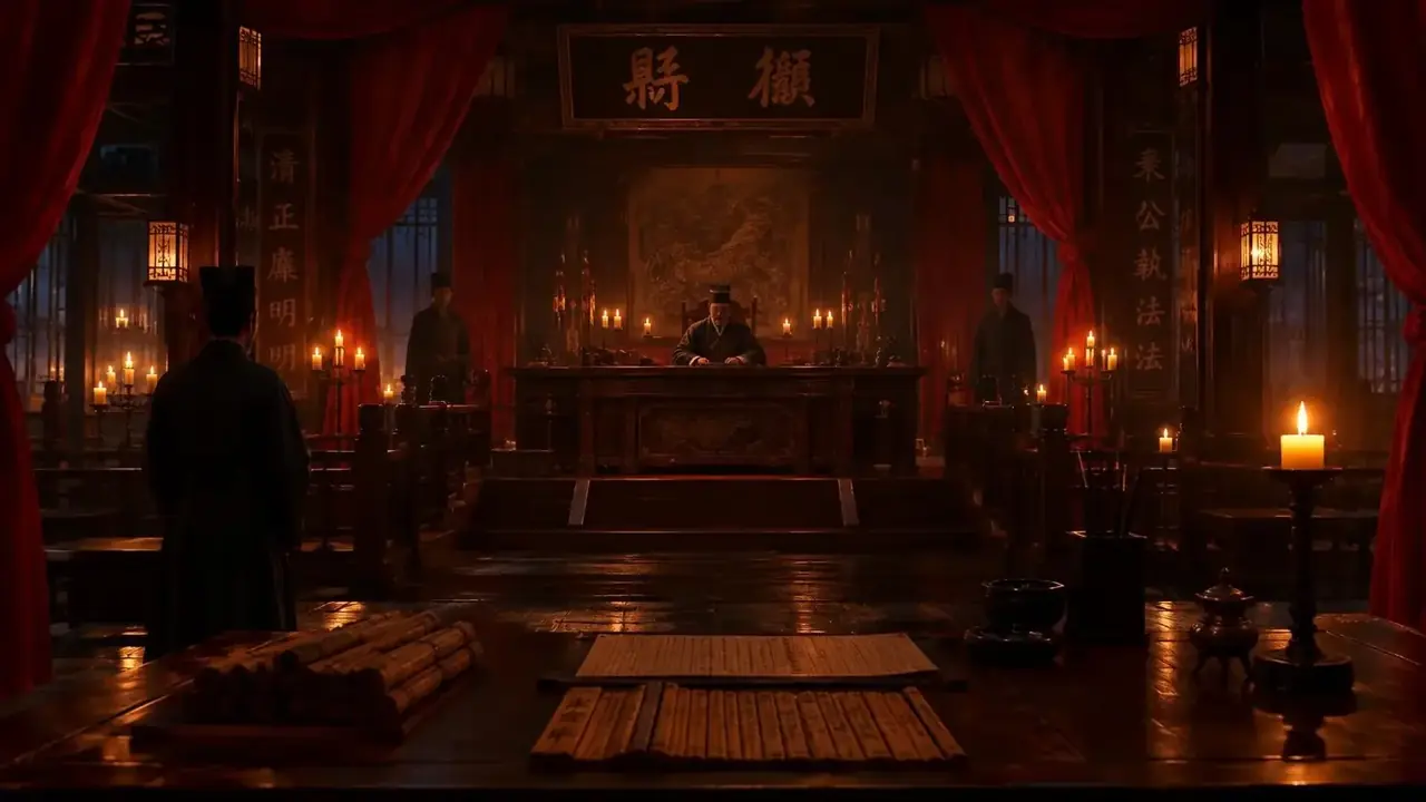 县令断案·双尸谜局 古代探案短剧 县令断案·双尸谜局 剧照背景